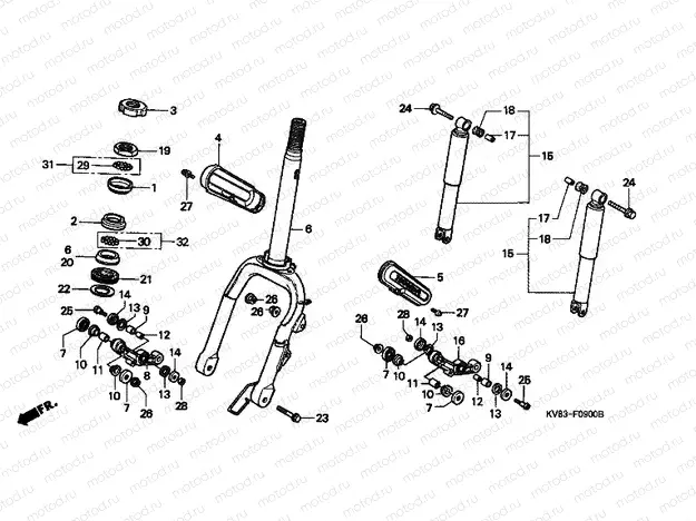 F-9 FRONT FORK