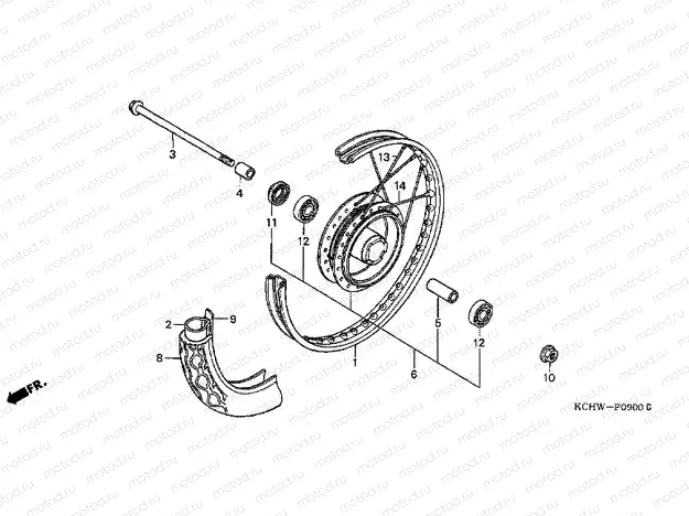 F-9 FRONT WHEEL