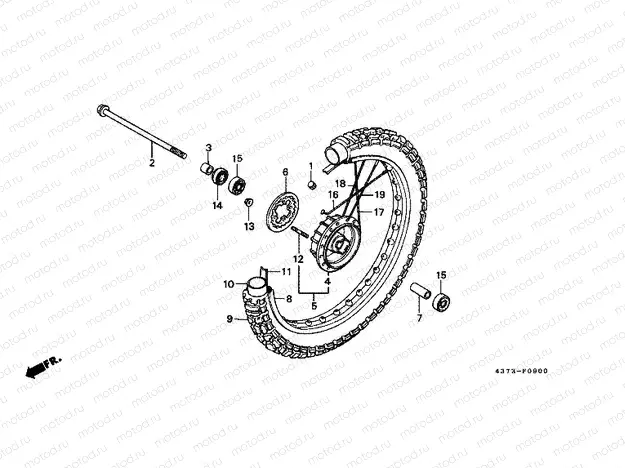 F-9 FRONT WHEEL