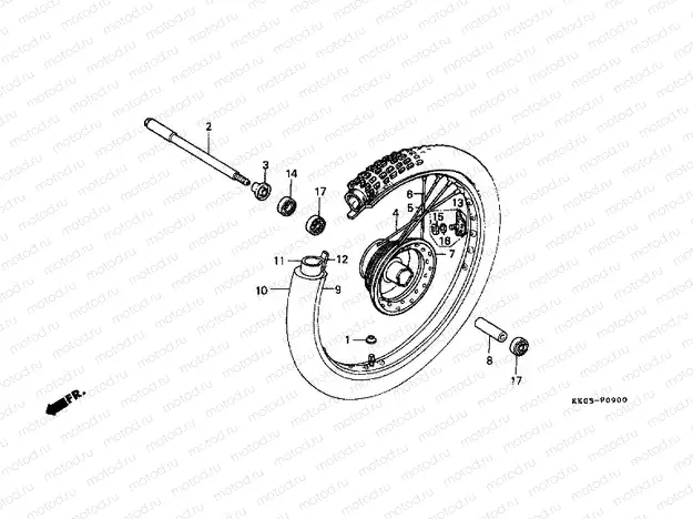 F-9 FRONT WHEEL