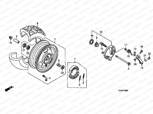 F-9 FRONT WHEEL