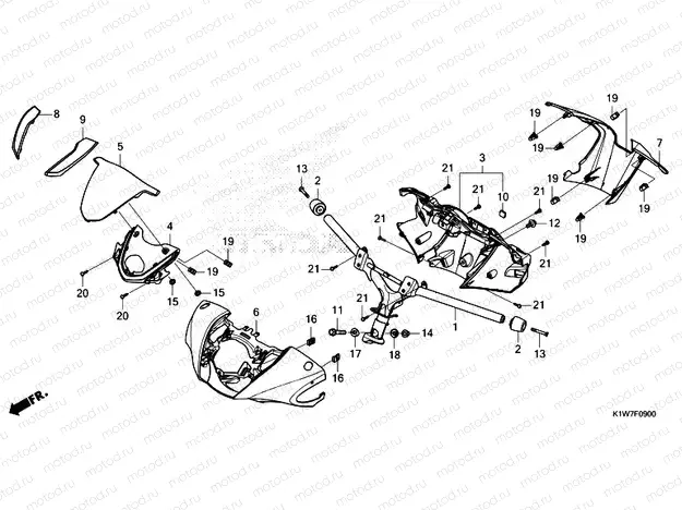 F-9 HANDLE PIPE/HANDLE COVER