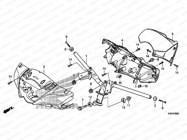 F-9 STEERING HANDLE / HANDLE COVER