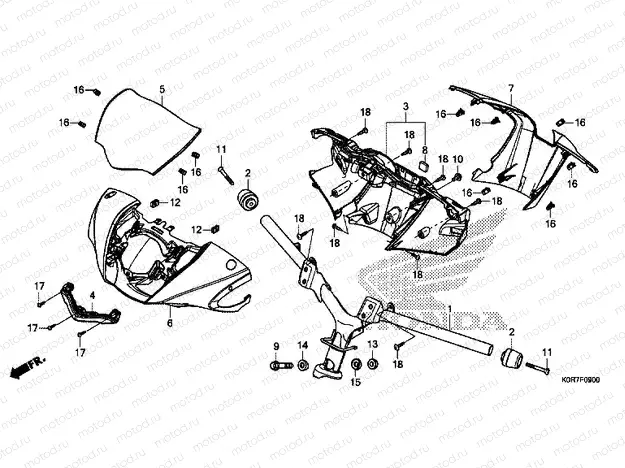 F-9 STEERING HANDLE & HANDLE COVER