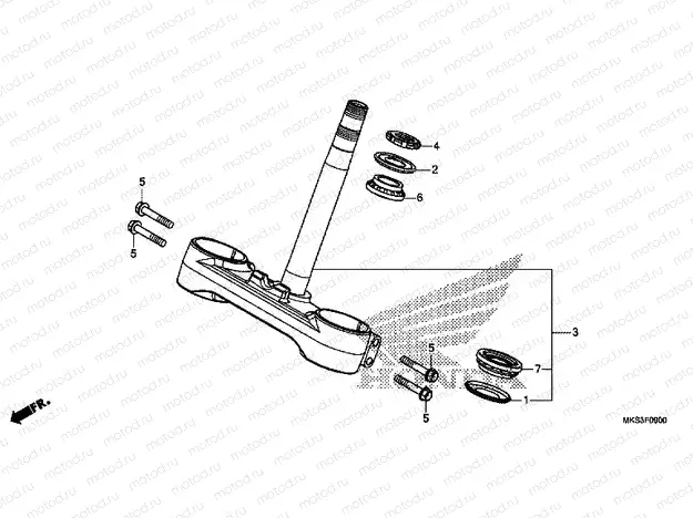 F-9 STEERING STEM