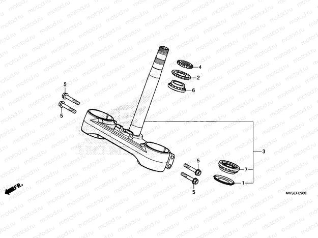 F-9 STEERING STEM