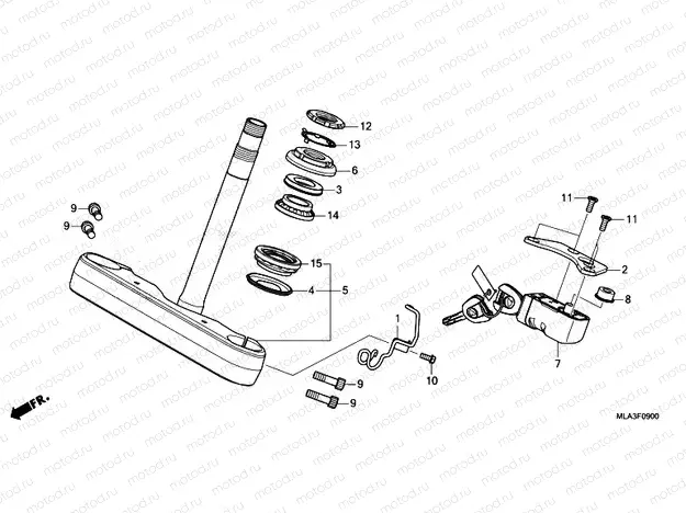 F-9 STEERING STEM