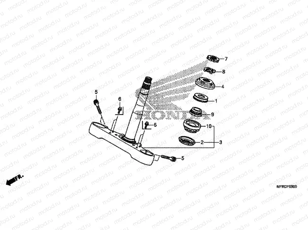 F-9 STEERING STEM