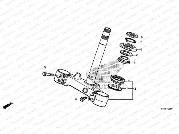 F-9 STEERING STEM