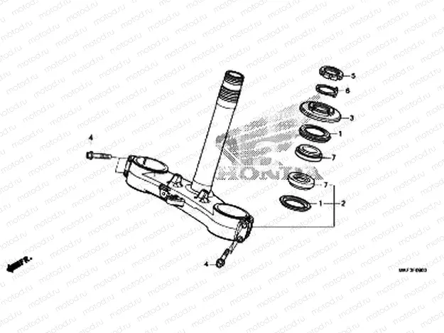 F-9 STEERING STEM