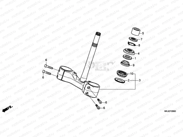 F-9 STEERING STEM
