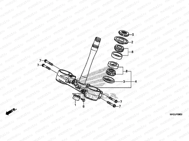 F-9 STEERING STEM