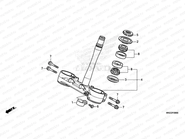 F-9 STEERING STEM