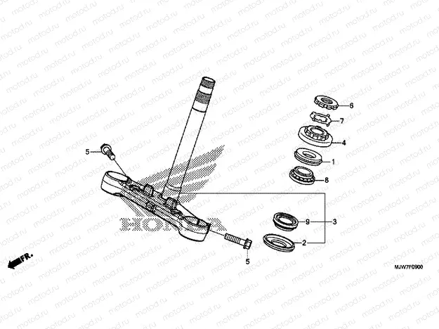 F-9 STEERING STEM