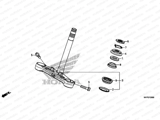 F-9 STEERING STEM