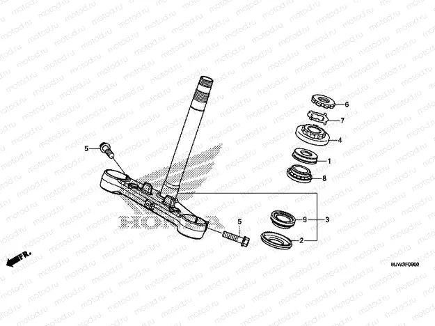 F-9 STEERING STEM