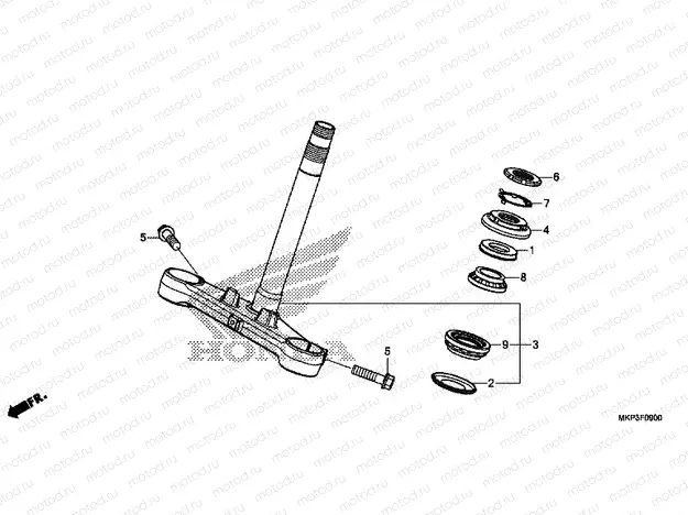 F-9 STEERING STEM