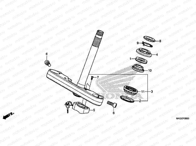 F-9 STEERING STEM