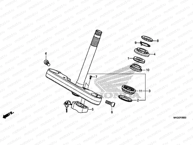 F-9 STEERING STEM