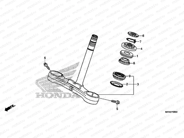 F-9 STEERING STEM