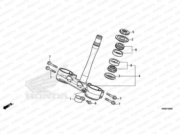 F-9 STEERING STEM