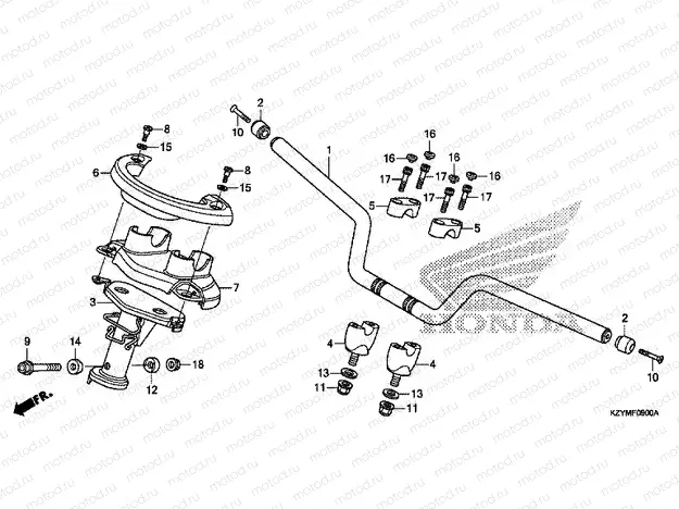 F-9 TIE ROD TUBE / HANDLE COVER