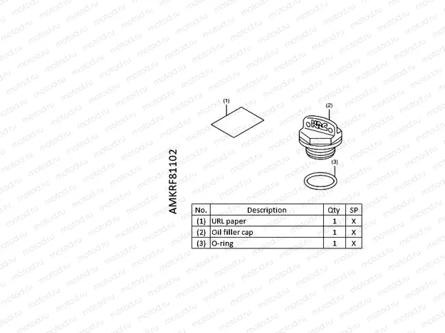 F81-22-12 HRC OIL FILLER CAP
