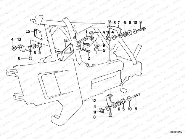 Fairing bracket