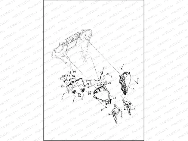 FAIRING, INNER (2 OF 2)