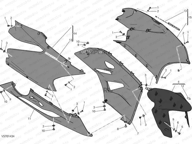 FAIRING [MOD:1299S;XST:AUS,EUR,FRA,JAP,TWN]