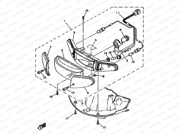 FARO DELANTERO