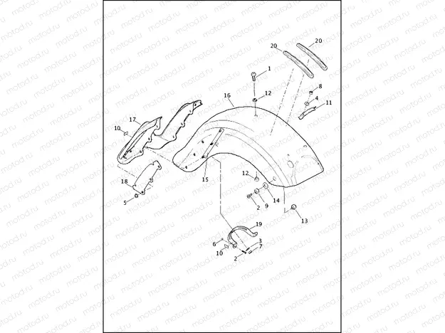 FENDER, REAR