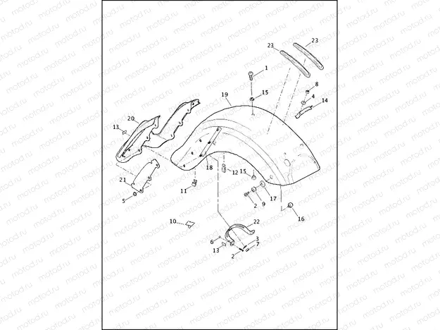 FENDER, REAR