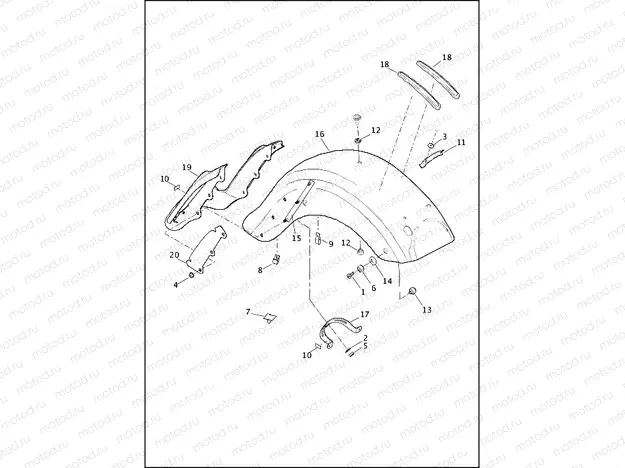 FENDER, REAR