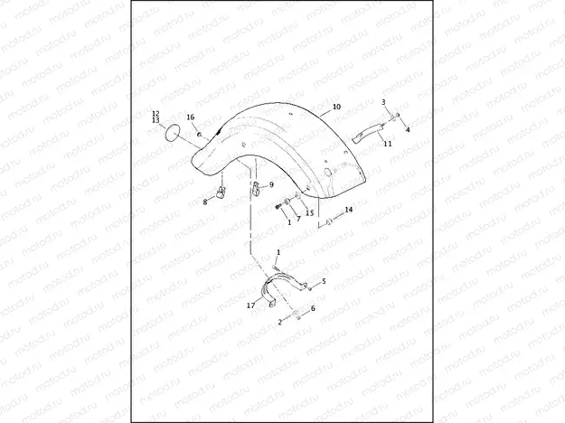 FENDER, REAR
