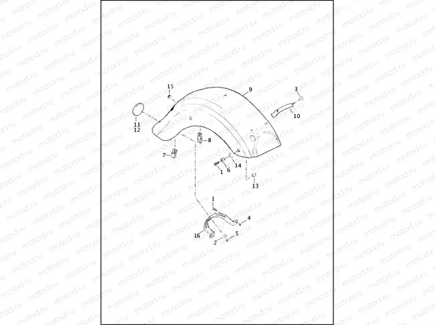 FENDER, REAR