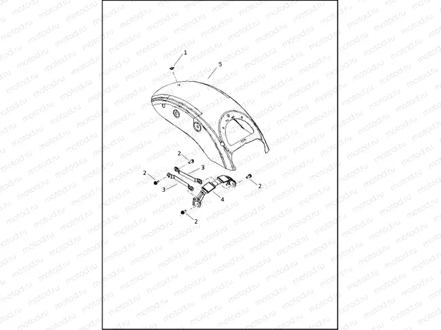 FENDER, REAR