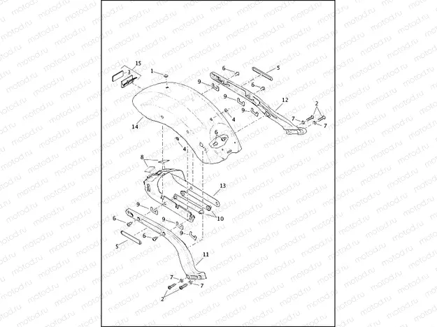 FENDERS AND SUPPORTS, REAR - FLSL, FXBB