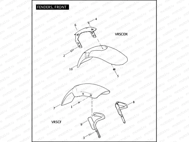 FENDERS, FRONT