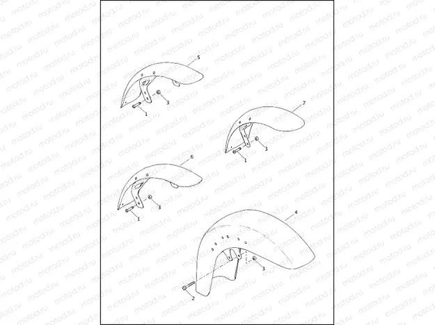 FENDERS, FRONT