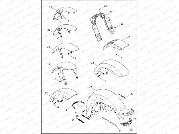 FENDERS, FRONT