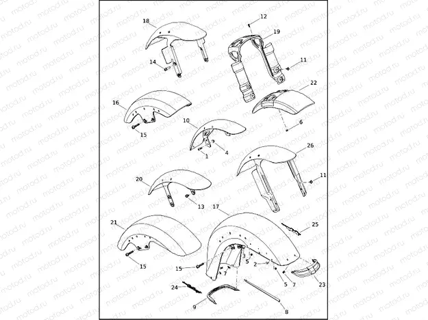 FENDERS, FRONT