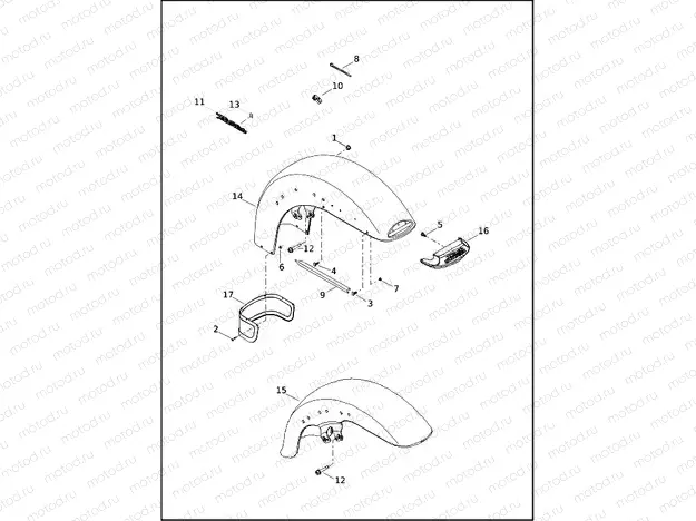 FENDERS, FRONT