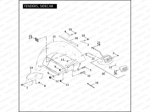 FENDERS, SIDECAR
