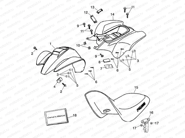 FENDER/SEAT - A02EA05CA (4978757875B04) | FENDER/SEAT - A02EA05CA (4978757875B04)