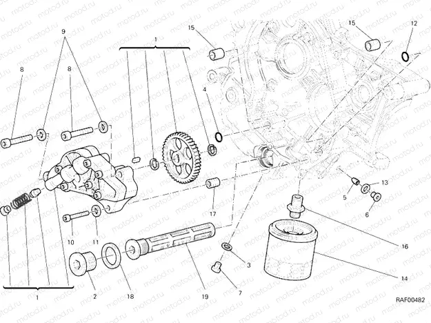 FILTERS AND OIL PUMP » LUBRICATION SYSTEM