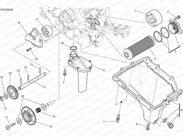 FILTERS AND OIL PUMP [MOD:1299S 90;XST:CAL,CDN]
