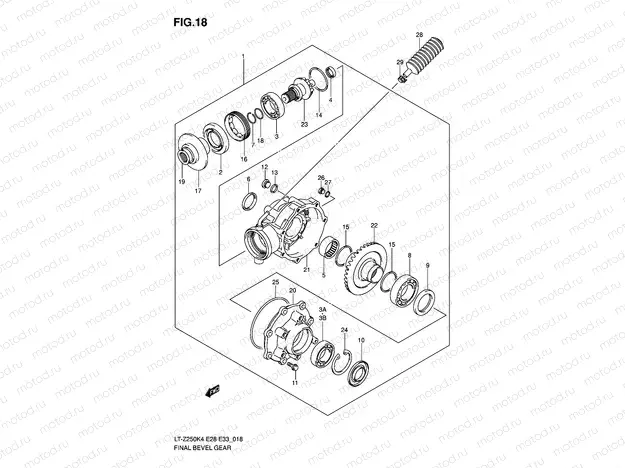 FINAL BEVEL GEAR