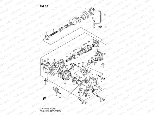 FINAL BEVEL GEAR (FRONT)