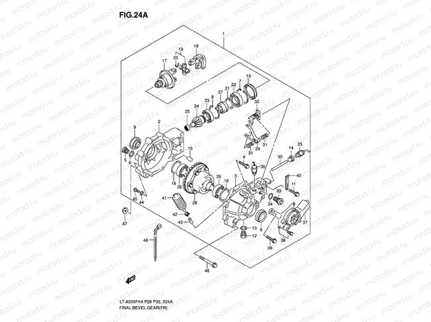 FINAL BEVEL GEAR (FRONT)('05/11~)